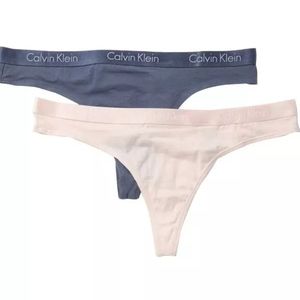 2 Pair Calvin Klein Thong Panties